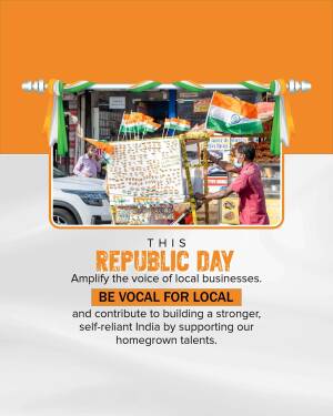 Republic Day promotion for supporting local businesses