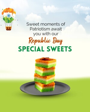 Republic Day Special Sweets - Indian Flag Colors