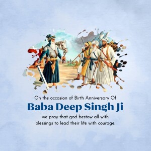 Baba Deep Singh Ji Birth Anniversary Design For X