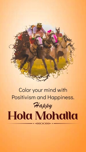 Hola Mohalla Celebration Artwork For Threads