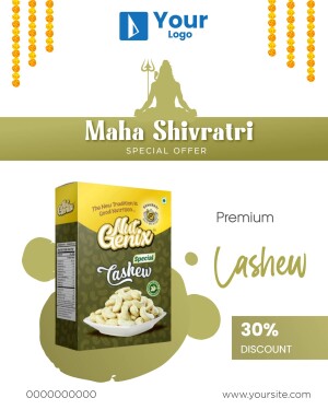 Maha Shivratri Special Offer on Nut Genix Cashews
