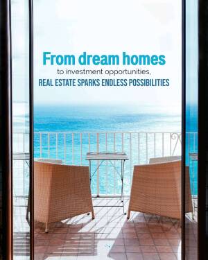 Ocean View Real Estate Investment Template For WhatsApp