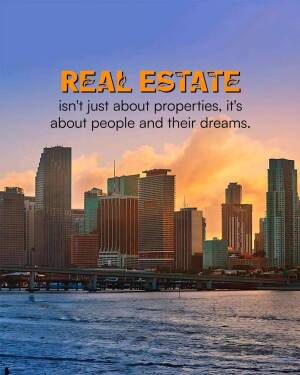 Real Estate & Dreams Creative Design For WhatsApp