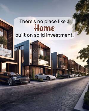 Solid Investment In Modern Homes Promotional Banner For Instagram