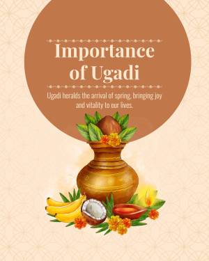 Ugadi festival celebration with traditional elements