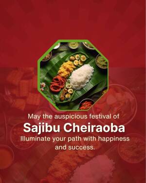 Traditional Manipuri Sajibu Cheiraoba Thali