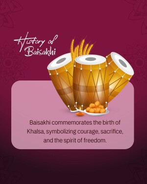 Baisakhi Celebration Image For Snapchat