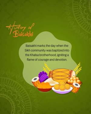 History Of Baisakhi Flyer For Twitter