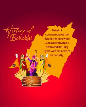 History Of Baisakhi Social Media Post For WhatsApp