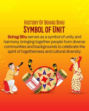 Bohag Bihu celebration with traditional instruments and dancers