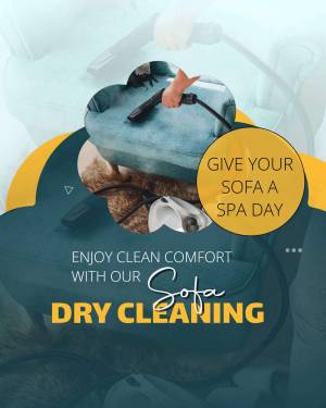 Professional sofa cleaning service with a focus on dry cleaning.