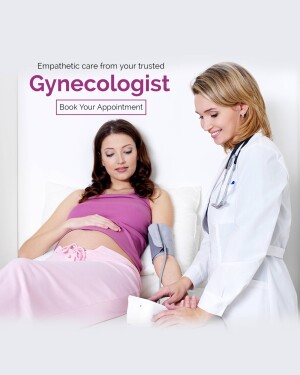 Doctor checking pregnant patient's blood pressure