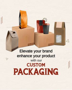 Custom Packaging Solutions Poster For X