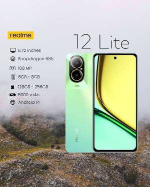 Realme 12 Lite smartphone with specifications