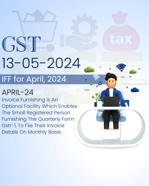 GST update for May 2024 with information on invoice furnishing for small registered persons.