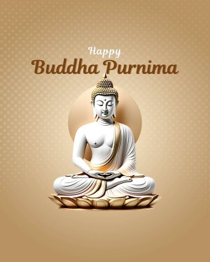 Image of Buddha on Buddha Purnima