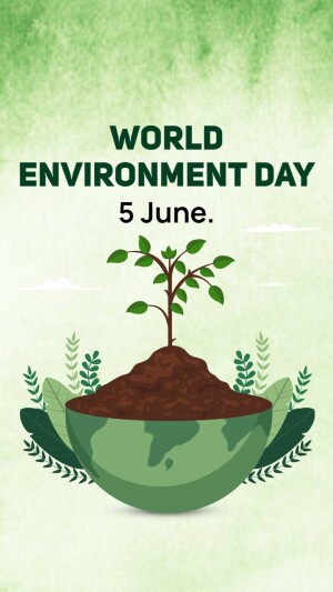World Environment Day - 5 June Status Post For Pinterest