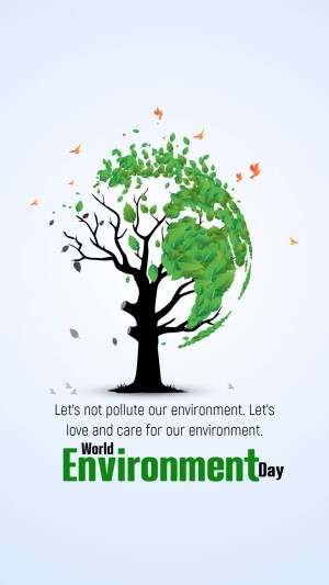 World Environment Day - Protect Our Planet Social Media Post For WhatsApp