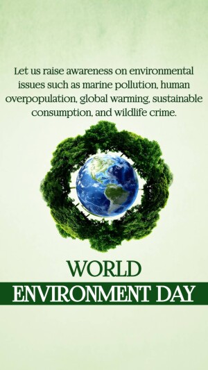 World Environment Day - Protect Our Planet Design For Twitter