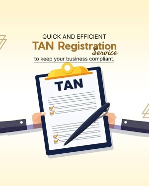 Image depicting TAN registration service with a clipboard and pen