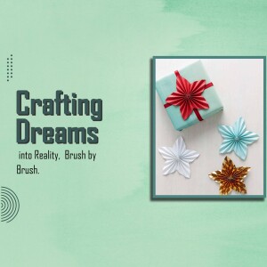 Gift boxes decorated with origami flowers