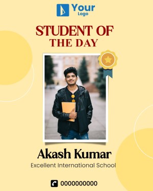 Image of Akash Kumar, Student of the Day at Excellent International School