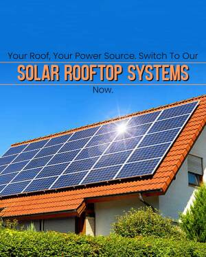 Solar panels installed on a residential rooftop