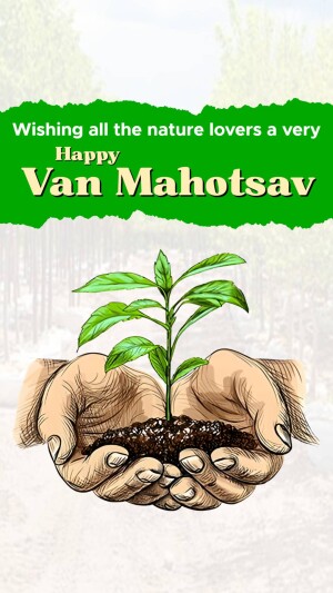 Happy Van Mahotsav Celebration Poster For Telegram