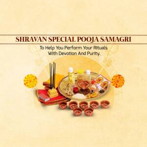 Pooja Samagri for Shravan month