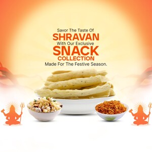 Image of a snack collection for the Shravan festival