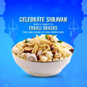 A bowl of Farali snacks for Shravan fasting