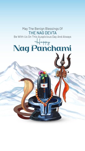 Nag Panchami Greetings Banner For X