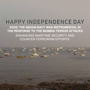 Indian Navy & Mumbai Terror Attacks - Independence Day 2008 Branding Post For Facebook