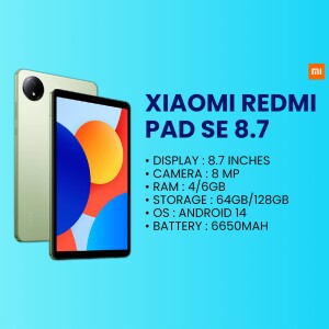 Xiaomi Redmi Pad SE 8.7 tablet with specifications