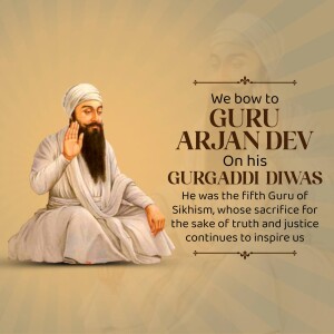 Guru Arjan Dev Gurpurb Business Poster For Google Business Profile