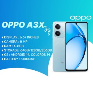 OPPO A3X 5G smartphone with specifications