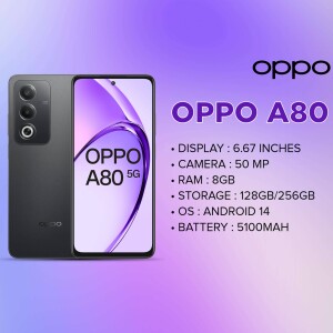 OPPO A80 5G smartphone with specifications