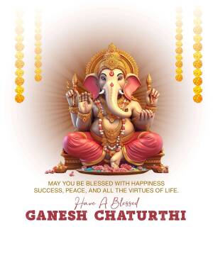 Lord Ganesha image for Ganesh Chaturthi festival