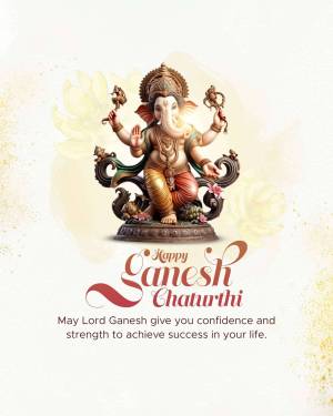 Lord Ganesha image for Ganesh Chaturthi celebration