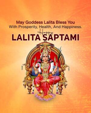 Image of Goddess Lalita for Lalita Saptami