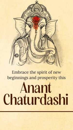 Anant Chaturdashi - Lord Ganesha Image For Twitter
