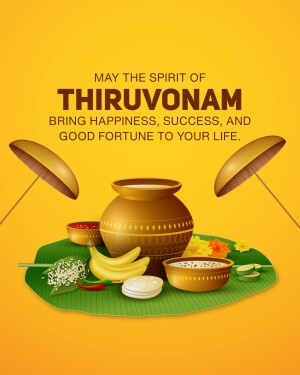 Thiruvonam festival celebration with traditional elements
