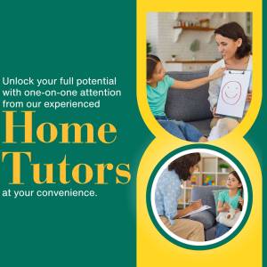 Image of a tutor working with a young student on a couch, promoting home tutoring services.