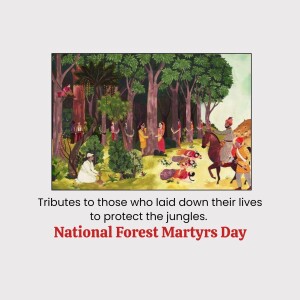 National Forest Martyrs Day Tribute Template For Facebook