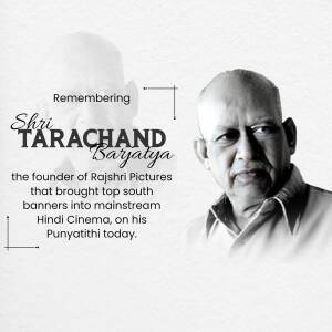 Remembering Shri Tarachand Barjatya Social Media Post For Threads