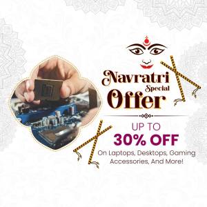 Navratri Special Offer on Laptops, Desktops, and Computer Accessories