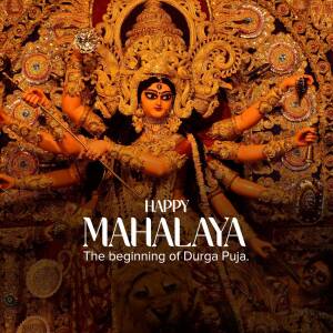 Abstract Digital Art Flyer For Instagram