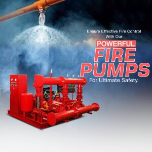 Red fire pump system with sprinkler activation
