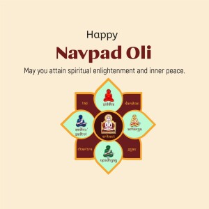 Navpad Oli greeting with Jain Tirthankaras