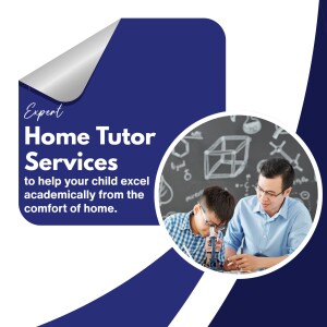 Image of a tutor helping a student with science experiment at home
